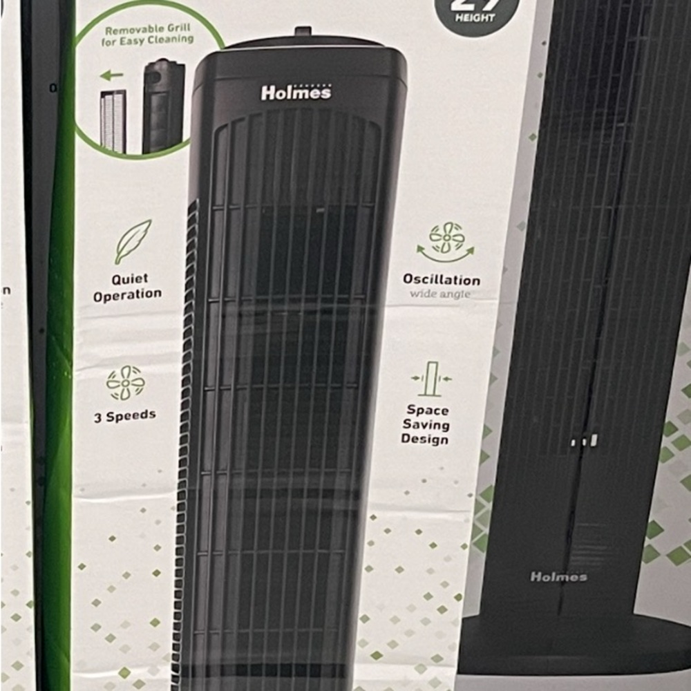 Holmes Black Tower Fan